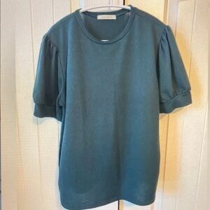 Women's Short Sleeve Top - Blue